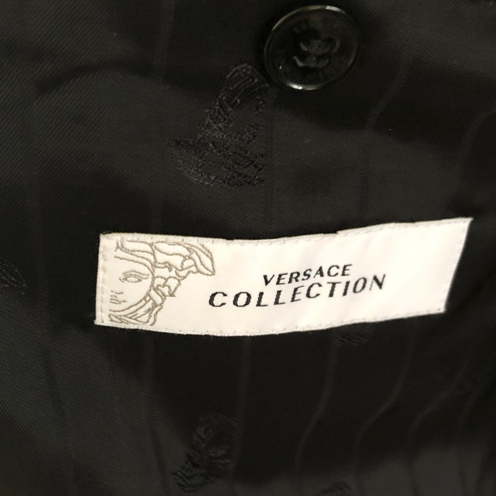 Versace Collection black coat